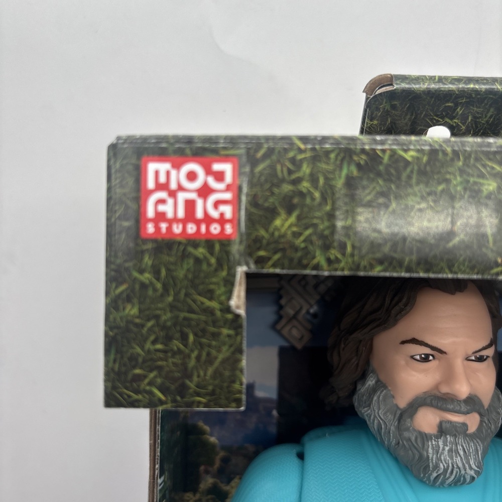 Mattel A Minecraft 12" Jack‎ Black Steve Large Action Figure Brand New In Box - Picture 5 of 9